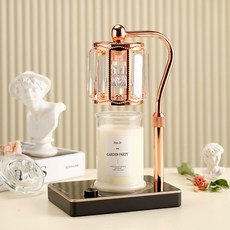 蠟燭百貨 Elsa 融蠟燈 + 大豆蠟燭 370g 套組, 花園派對, 1套