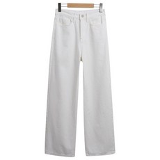 시크블랙 여성용 줄라드 베이직 스탠다드 일자 코튼 팬츠 cppt14382k48