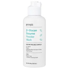 PETITFEE β-葡聚醣酵素潔顏粉 溫和調理角質 2合1 80g, 1瓶