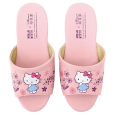 in Blooom 印花樂 Hello Kitty 聯名款室內拖鞋 止滑鞋底 不含可塑劑 成人款, 26cm, 凱蒂貓 蒲公英, 1雙