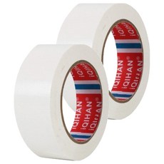 다다 고점도 강력 면 테이프 40mm x 50m, 흰색, 2개