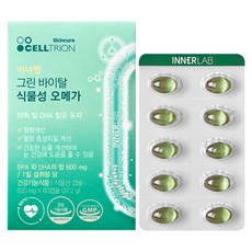 INNERLAB Omega-3素食膠囊, 60顆, 1盒