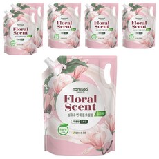 Tamsaa 衣物柔軟精 花香 補充包, 2.6L, 6包