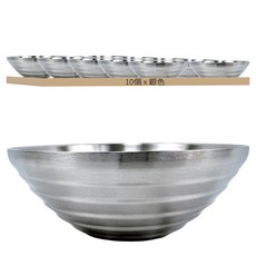 正304禾佳拉麵碗 16cm, 10個, 銀色