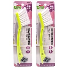 幸福草 窗台邊角溝槽刷 顏色隨機 輕鬆清潔窗戶溝槽死角 家居清潔好幫手, 2支