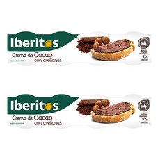 Iberitos 伊比利島 榛果可可抹醬 4入, 92g, 2組