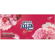 피죤 스타일러시트 에어드레서 의류관리 시트 섬유유연제 플라워페스티벌 본품, 20개입, 1개