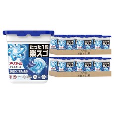 ARIEL 日本原裝進口 極淨進化4D抗菌去漬洗衣球 藍色, 12盒, 11顆