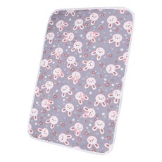 Wow Wow 寵物乳膠涼感墊 - 灰色小兔, 1個