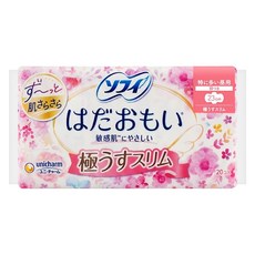 SOFY 蘇菲 日本原裝進口 敏感肌極輕薄衛生棉 日用量特多 護翼型, 23cm, 20片, 1包