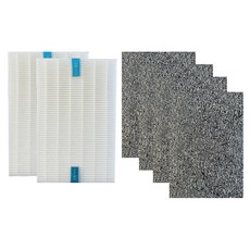 Opure 臻淨 HEPA抗菌濾網2入+沸石活性碳濾網4入組 (適用Honeywell HPA200APTW/5250WTW), HPA200C + HPA200BCZ, 1組