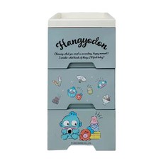 U-House 樺新 人魚漢頓塑膠三層滾輪櫃, 美食達人, 1個