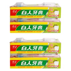 T.KI 白人牙膏套組，雙氟+雙鈣堅固牙齒，強化琺瑯質，幫助預防蛀牙, 200g, 2組