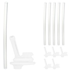 Richell 利其爾 AQ吸管杯替換飲用吸管 2入+吸管 2入組 S-2, 3組, 單色