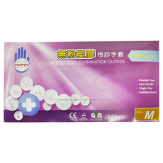 PROTOS 多倍 大友檢診手套 未滅菌, M, 單色, 1盒