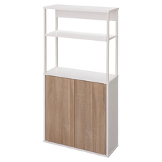 IRIS OHYAMA 愛麗思歐雅瑪 鐵木櫥櫃 IWKC-590 15.4kg, 暖白色,淺原木色