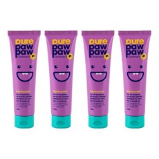 purepawpaw 神奇萬用木瓜霜, 25g 多種口味可選, 滋潤保濕舒緩肌膚, 黑醋栗, 4條