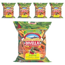 DIVELLA 德威樂 3色筆管麵, 500g, 5個