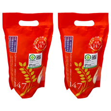 美濃區農會白米 高雄147, 1kg, 2包, CNS二等