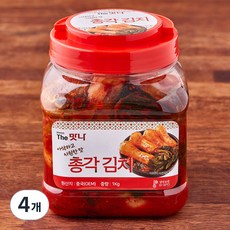 더맛나 총각김치, 1kg, 4개