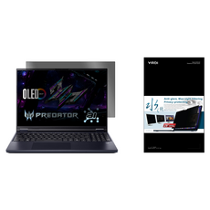 YADI 亞第 靜電吸附 水之鏡防窺片 Acer Predator Helios 16 PH16-72-98UH專用 16:10 16吋, 透黑色, 1個