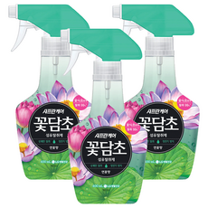 샤프란 꽃담초 섬유탈취제 연꽃향 본품, 400ml x 3개, 3개, 400ml