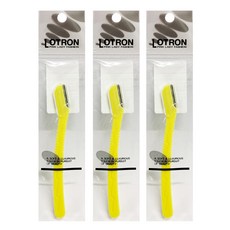 LOTRON 親密寶貝 刮眉修面刀 L-417, 顏色隨機, 3支