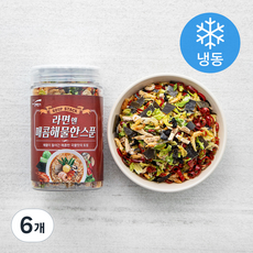 청해명가 라면엔 매콤 해물 한스푼, 70g, 1개입, 6개