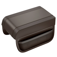 汽車扶手箱收納盒增高墊, 舒適記憶棉柔軟支撐, 深棕色, 1個