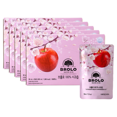 브롤로 100% 사과즙 스탠딩형, 90ml, 100개