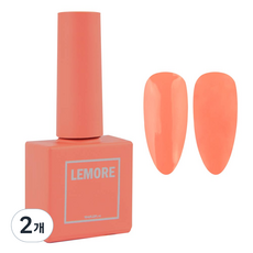 Lemore 彩色凝膠, LG18 桃子色, 10ml, 2個