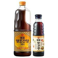 Sempio 膳府 釀造醬油 501 1.7L + 風味醬油 500ml 套組, 1套