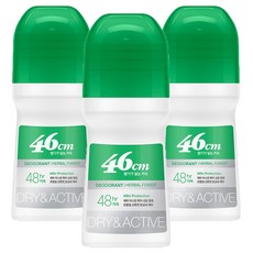 온더바디 46cm 나이아신아마이드 롤온 데오드란트 허벌 포레스트향, 75ml, 3개