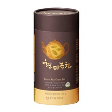HANKOOK TEA 玄米綠茶茶葉, 100g, 1罐, 1罐
