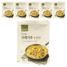 ORGA WHOLE FOODS 韓國小麥咖哩粉 溫和口味, 100g, 6個