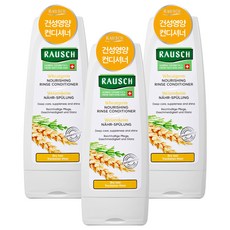 라우쉬 위트점 너리싱 건성 영양 린스 컨디셔너, 200ml, 3개