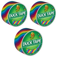 DUCK TAPE 設計膠帶 彩虹 七彩, 3個