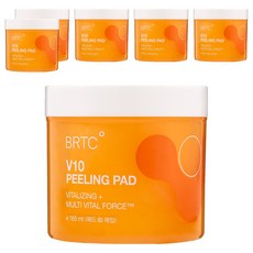 BRTC. V10維他命去角質爽膚棉 165ml, 80片, 6罐