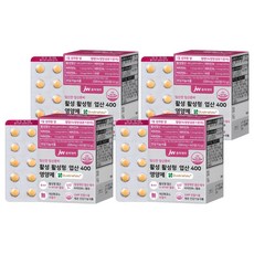 jw Pharmaceutical 孕前活性葉酸400補充錠, 60顆, 4盒