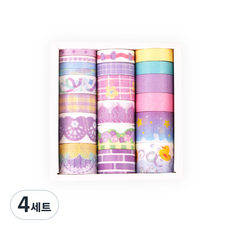 Indicy Blooming Day 遮蔽膠帶套裝, 4組, 開花日