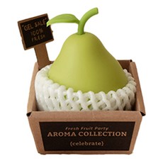 沐慕家居 水果造型室內香氛膏 - 梨子造型, PP材質, 梨子, 1個, 160g