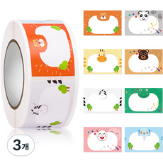 I&N 姓名捲筒貼紙, 5, 3個