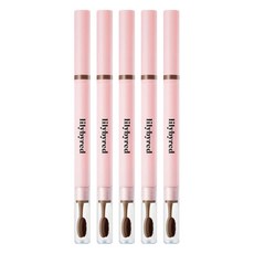lilybyred 持久防暈染雙頭眉筆 0.17g, 02 中棕色, 5支