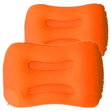 Cozywell 露營用便攜式空氣枕頭 TR0001, 2個, 橘色