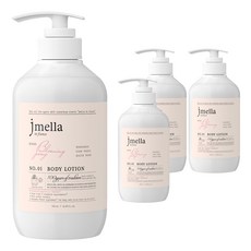 제이멜라 인 프랑스 바디 로션 블루밍 피오니, 500ml, 4개
