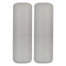 E.dot 簡約旅行牙刷盒 淺灰色 PP材質 尺寸19.5x6x4.5cm, 180ml, 2個