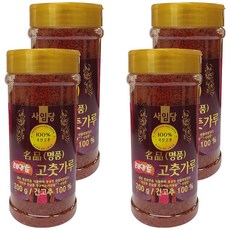 사임당 명품 태양초 고춧가루, 200g, 4개