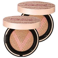 Cledbel 奇蹟力量V造型緊緻氣墊粉餅 13g, 23號, 2入