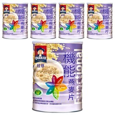 QUAKER 桂格 機能燕麥片, 5罐, 700g
