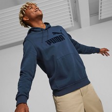 PUMA 男款 Essential Flock FL 連帽T恤